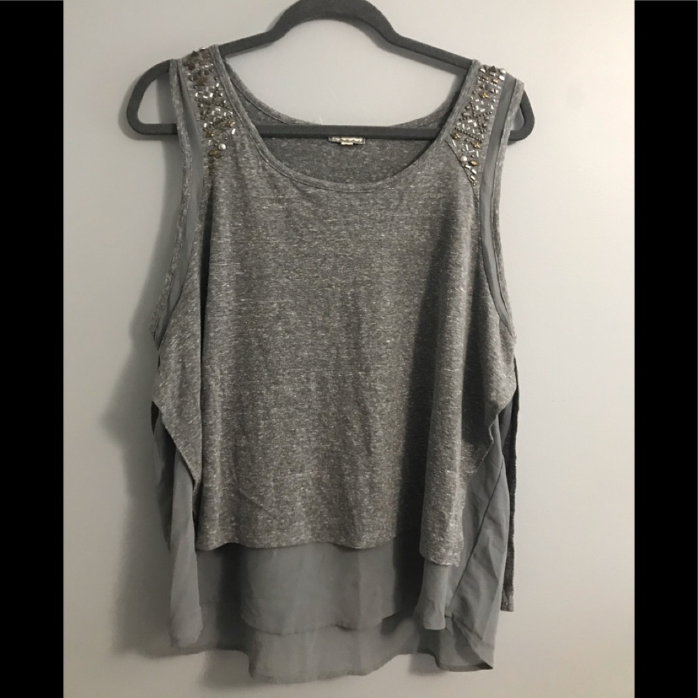 Gray blouse